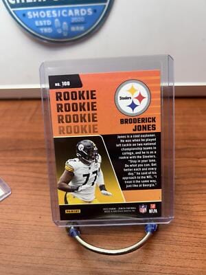 Broderick Jones RC 2023 Panini Zenith Red Zone #108 Pittsburgh Steeler