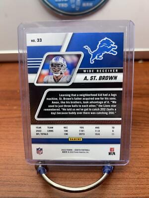 Amon-Ra St. Brown 2023 Panini Zenith #33 Detroit Lions