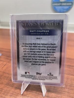 Matt Chapman 2022 Topps Update Stars of MLB Chrome #SMLBC-77 Toronto B