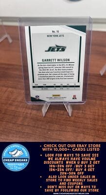 Garrett Wilson 2024 Donruss Elite #16 New York Jets