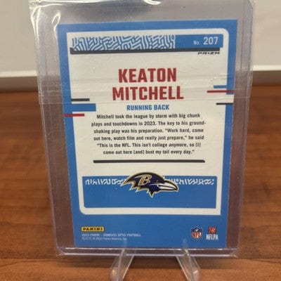 Keaton Mitchell (RC) 2023 Panini Donruss Optic - Rated Rookie Purple S