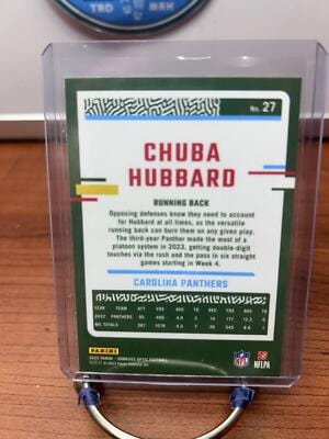 Chuba Hubbard 2023 Donruss Optic #27 Carolina Panthers