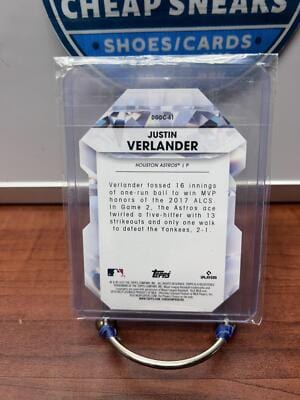 Justin Verlander 2022 Topps Update Diamond Greats Die Cuts #DGDC-61 A