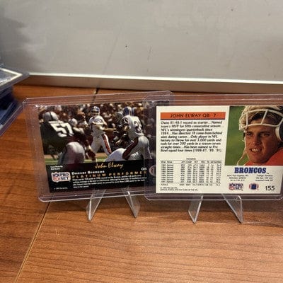 John Elway 5 Card Lot 1991 Fleet Ultra, 91-92 Pro Set Broncos