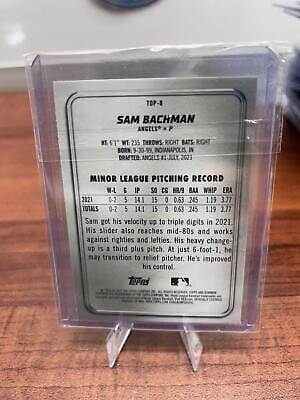 Sam Bachman 2022 Bowman Platinum Top Prospects #TOP-8 Los Angeles Ange