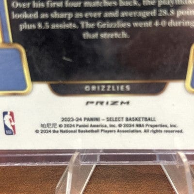 2023-24 Panini Select - Concourse Blue Prizm #65 Ja Morant