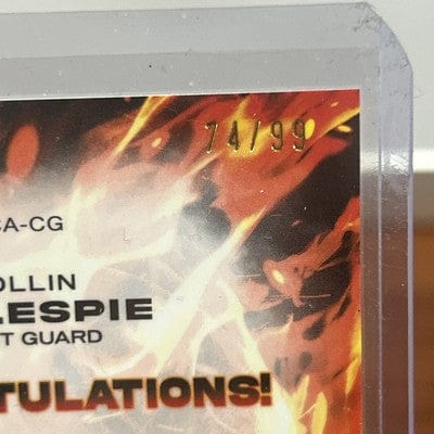 Collin Gillespie 2022 Bowman Chrome University Auto Heat Check HCA-CG
