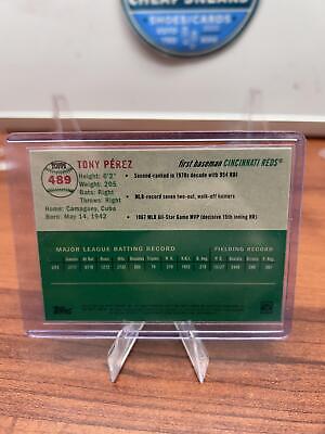 Tony Pérez 2023 Topps Chrome Platinum Anniversary #489 Cincinnati Red