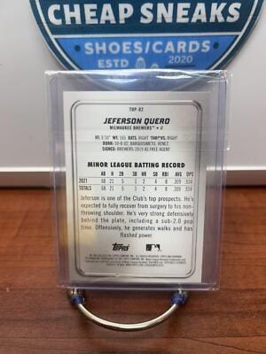 Jeferson Quero 2022 Bowman Platinum Top Prospects #TOP-82 Milwaukee Br