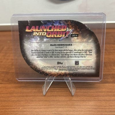 2024 Topps Cosmic Chrome - Launched Into Orbit #LIO-14 Alex Rodriguez