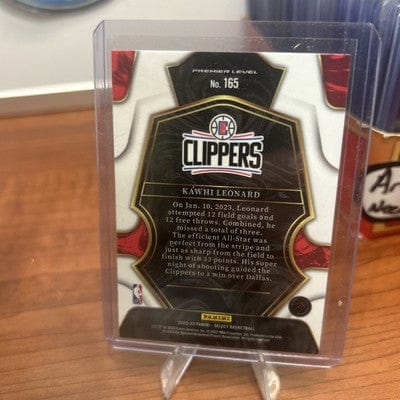 2021-22 Panini Select - Select Numbers Kawhi Leonard #3 Silver Prizm