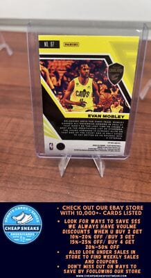 Evan Mobley 2022-23 Panini Flux Silver Mojo #87 Cleveland Cavaliers