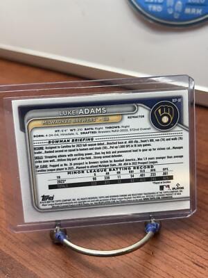 Luke Adams SN 2024 Bowman Chrome Prospects Refractors #BCP-50 Milwauke
