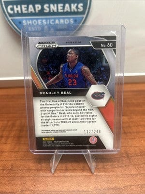 Bradley Beal 2020-21 Panini Prizm Draft #60 BLUE Wave Prizm Parallel #
