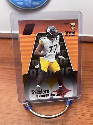 Broderick Jones RC 2023 Panini Zenith Red Zone #108 Pittsburgh Steeler