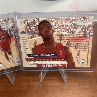 CALBERT CHEANEY (RC) 1993-94 FLEER ULTRA WASHINGTON BULLETS - #354,#1