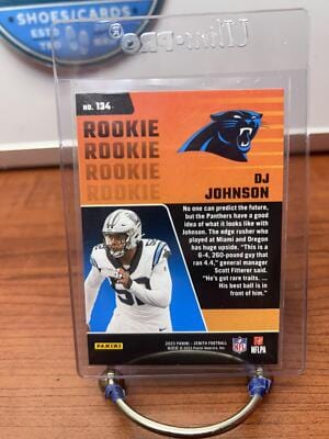 DJ Johnson RC 2023 Panini Zenith Retail #134 Carolina Panthers