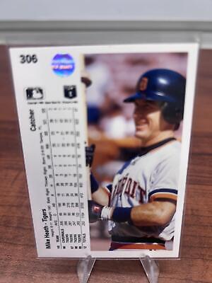 Mike Heath 1990 Upper Deck #306 Detroit Tigers