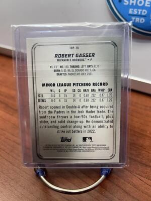 Robert Gasser 2022 bowman Platinum Top-15