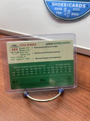 Jesse Winker 2023 Topps Chrome Platinum Anniversary #264 Milwaukee Bre