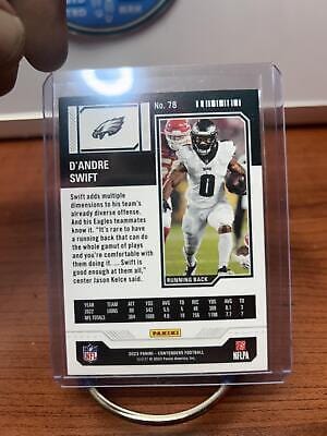 D'Andre Swift 2023 Panini Contenders #78 Philadelphia Eagles