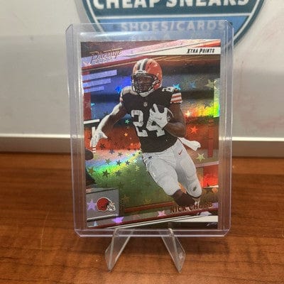 Nick Chubb 2022 Panini Prestige Xtra Points Sunburst #68 Cleveland Br
