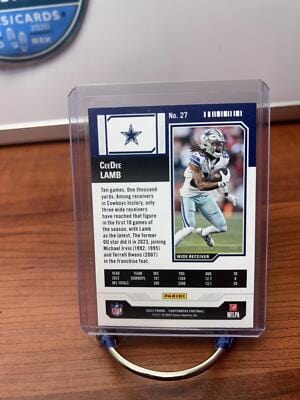 CeeDee Lamb 2023 Panini Contenders #27 Dallas Cowboys