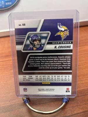 Kirk Cousins 2023 Panini Zenith #69 Minnesota Vikings