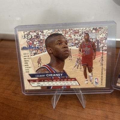 CALBERT CHEANEY (RC) 1993-94 FLEER ULTRA WASHINGTON BULLETS - #354,#1