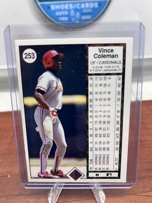 Vince Coleman 1989 Upper Deck #253 St. Louis Cardinals