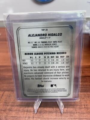 Alejandro Hidalgo 2022 Bowman Platinum Top Prospects #TOP-20 Los Angel