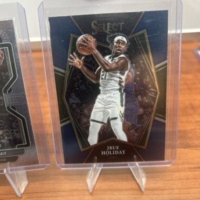 JRUE HOLIDAY 2021-22 Panini Select Premier BLUE #163 Bucks