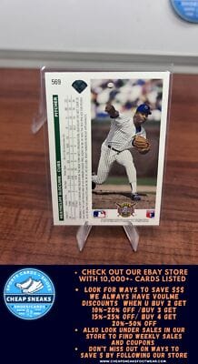 Heathcliff Slocumb 1992 Upper Deck #569 Chicago Cubs