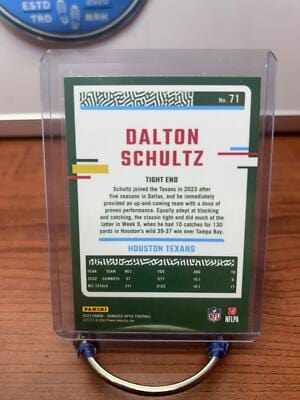 Dalton Schultz 2023 Donruss Optic #71 Houston Texans