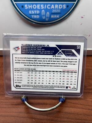 Vladimir Guerrero Jr. 2023 Topps Chrome Pink Refractor #50 Toronto Blu