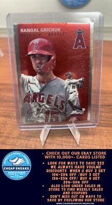 Randal Grichuk 2023 Topps Chrome Platinum Anniversary #245 Los Angeles