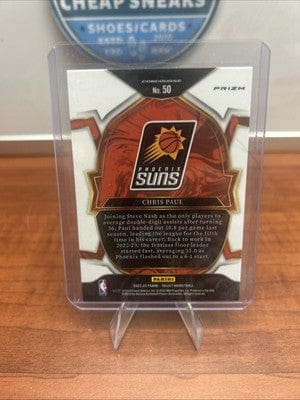 2022-23 Panini Select Chris Paul Orange Flash Prizm Concourse #50