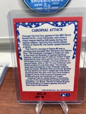 Cardinal Attack - Disruptive Speed 1988 Fleer World Series #6 Cardina