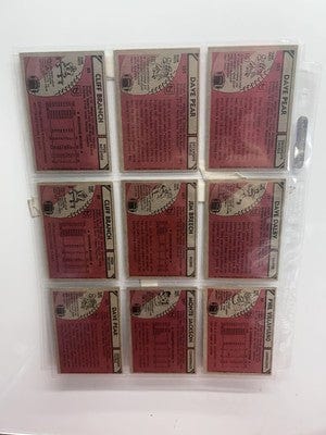 Oakland Raider 1980 Vintage Football Lot (9)