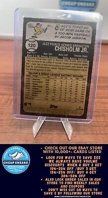 Jazz Chisholm Jr. 2022 Topps Heritage #120 Miami Marlins