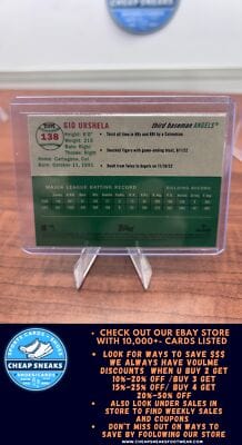 Gio Urshela 2023 Topps Chrome Platinum Anniversary #138 Los Angeles An