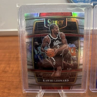 2021-22 Kawhi Leonard Select Concourse Base Silver Prizm #20 LA Clippe
