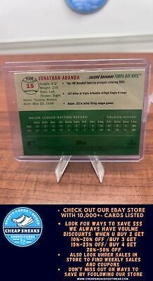 Jonathan Aranda RC 2023 Topps Chrome Platinum Anniversary #15 Tampa Ba