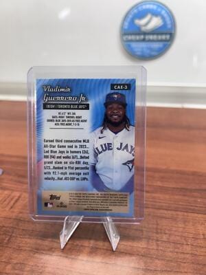 Vladimir Guerrero Jr. 2024 Topps Chrome Chrome All Etch #CAE-3 Toronto