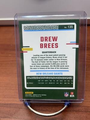 Drew Brees 2023 Donruss Optic #135 New Orleans Saints
