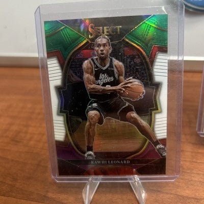 KAWHI LEONARD 22-23 Panini Select #65 Concourse GREEN WHITE PURPLE PRI