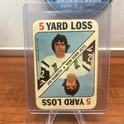 Joe Namath 1971 Topps Football Game Card #3 New York Jets