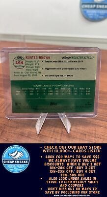 Hunter Brown RC 2023 Topps Chrome Platinum Anniversary #164 Houston As