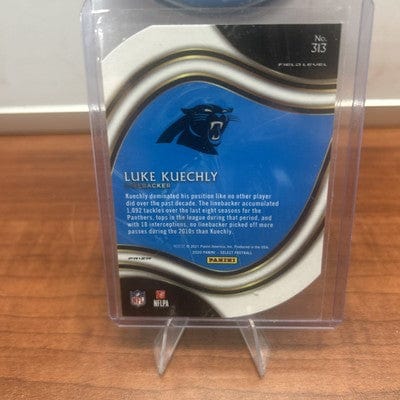 LUKE KUECHLY 2020 Panini Select #313 Field Level Blue Prizm Carolina