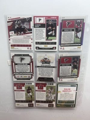 Atlanta Falcons Football Lot (9) 2023 Panini Contenders Desmond Rider,